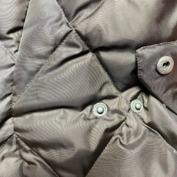 Eddie Bauer Goose Down Puffer Vest Jacket Womens Sz S Brown‎ Quilted Full Zip - Picture 7 of 12